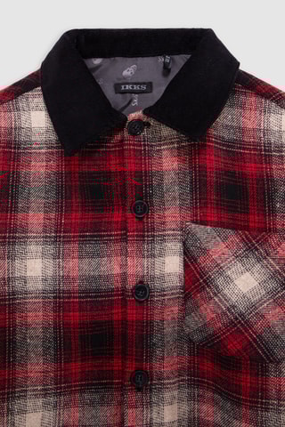 Chemise - Bordeaux et noir