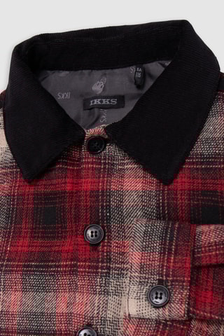 Chemise - Bordeaux et noir