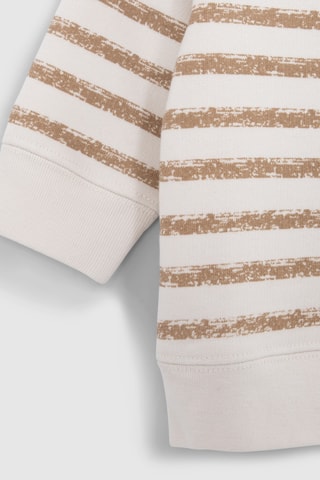 Sweat - Ecru et camel