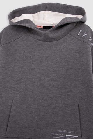 Sweat à capuche - Gris foncé