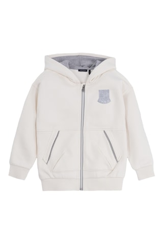 Sweat à capuche - Ecru