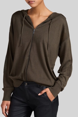 Sweat à capuche - Vert foncé