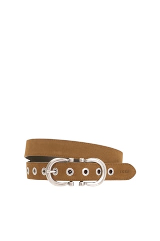 Ceinture en nubuck - Camel