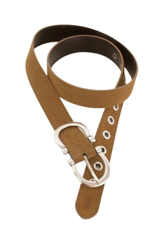 Ceinture en nubuck - Camel
