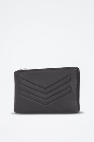 Pochette en cuir d’agneau - Noir