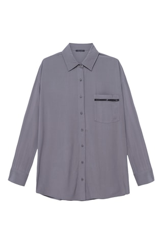 Chemisier oversize - Gris foncé