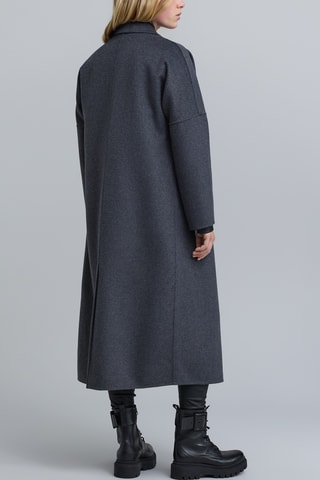 Manteau en laine - Gris foncé