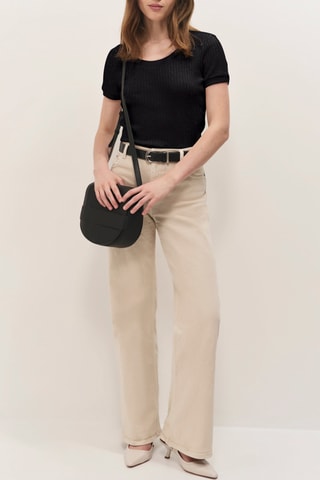 T-shirt en coton biologique - Noir