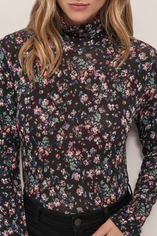 T-shirt - Noir et rose