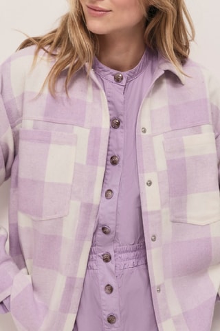 Chemise - Mauve et blanc