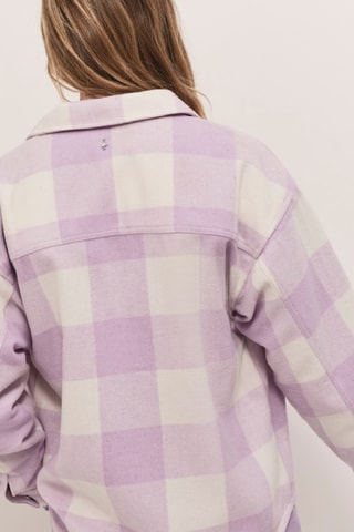 Chemise - Mauve et blanc