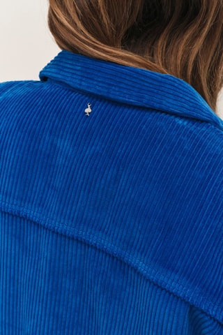 Chemise en velours - Indigo