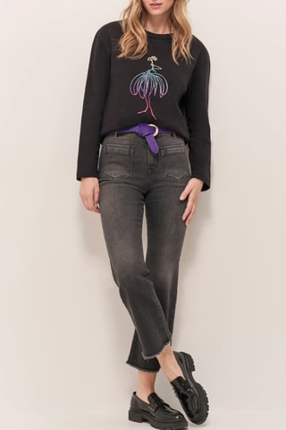 Sweat - Noir et violet