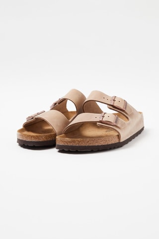 Leren Slippers Arizona Lichtbruin - Birkenstock