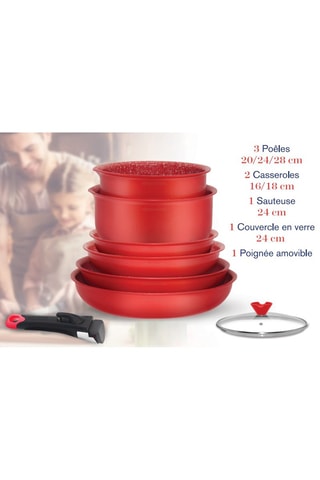 Batterie de cuisine - 8 pièces