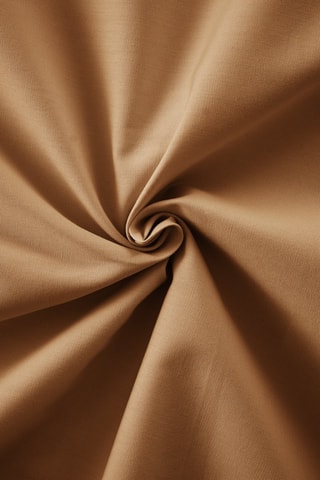 Taie de traversin en percale de coton 80 fils/cm² Bally  - Marron