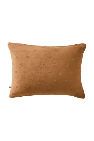 Taie d'oreiller Gaïa Boho Camel