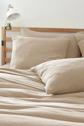 Taie d'oreiller Gaïa Boho - Beige