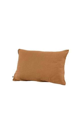 Taie d'oreiller Gaïa - Camel
