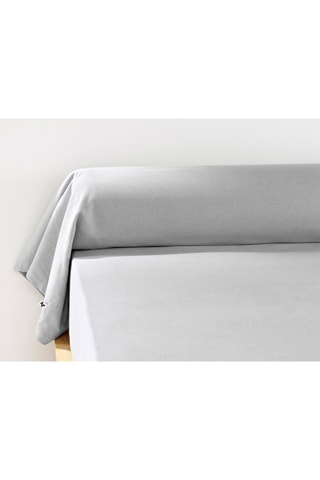 Taie de traversin en flanelle de coton 170 g/m² - Brume