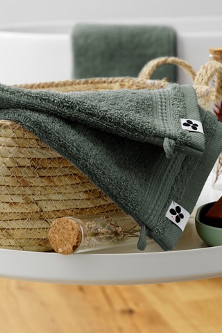 2 gants de toilette Garance - Romarin