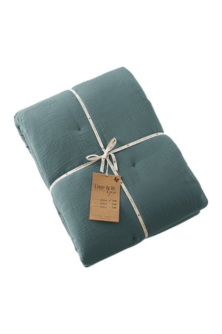 Edredon Gaïa - Bleu canard