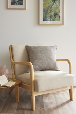 Coussin Atlas - Gris clair - 50 x 50 cm