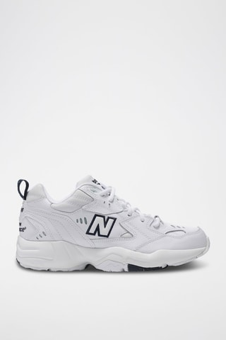 Baskets en cuir 608 - Blanc - New Balance