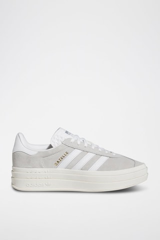 Baskets plateformes en nubuck Originals Gazelle Bold - Gris - Adidas