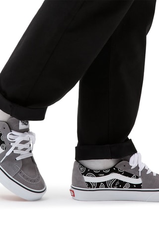 Baskets en cuir UA SK8-Low Gris