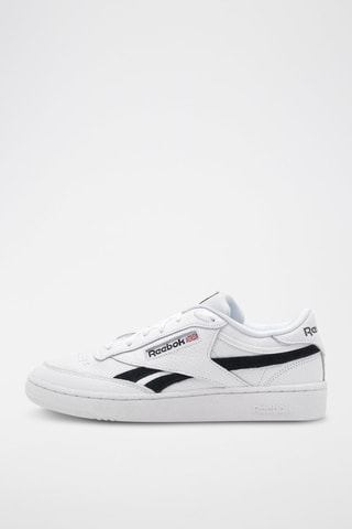 Sneakers en cuir Club C Revenge Mu  Blanc et noir