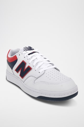 Baskets en cuir New Balance 480 - Blanc - New Balance
