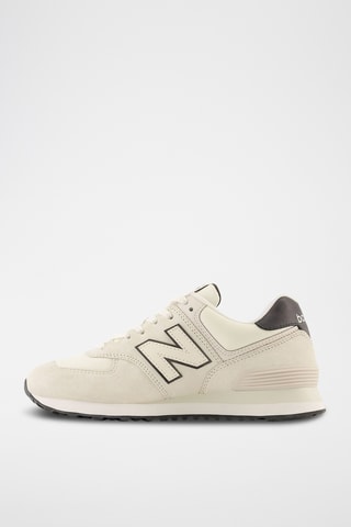 Baskets en cuir New Balance 574 - Beige - New Balance