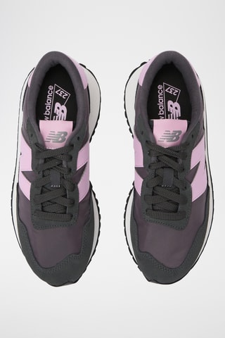 Baskets en nubuck 237 - Noir et violet - New Balance