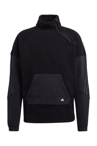 Veste bi-matière - Noir - Adidas