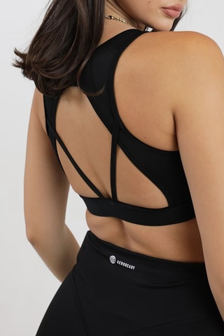 Brassière d’entrainement Hyperglam - Noir - Adidas