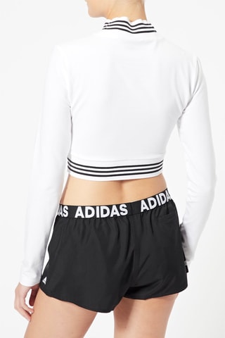 Crop top Longsleeve Blanc