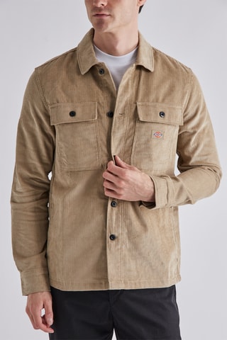 Chemise en velours Higginson - Beige - Dickies