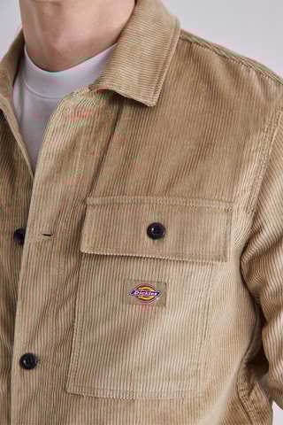 Chemise en velours Higginson - Beige - Dickies