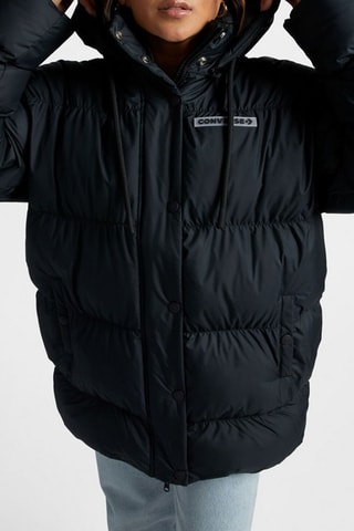 Doudoune à capuche - Noir - Converse