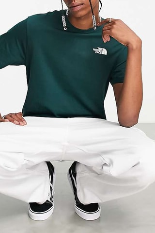 T-shirt Globe sketch - Vert émeraude