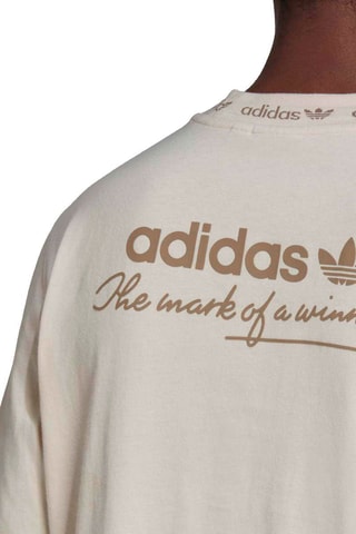 T-shirt Trefoil Linear Beige