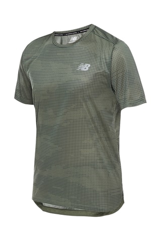 T-shirt Printed Impact Run - Kaki - New Balance