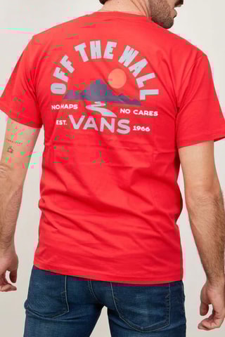 T-shirt Outdoor Club - Rouge - Vans