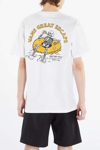 T-shirt Permanent Vacation - Blanc - Vans