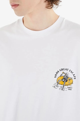 T-shirt Permanent Vacation - Blanc - Vans