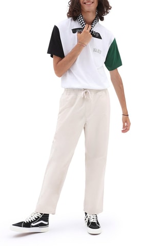 T-shirt Colorblock Varsity Blanc