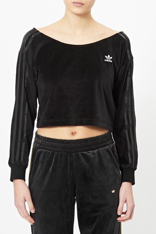 Sweat en velours Loungewear Noir
