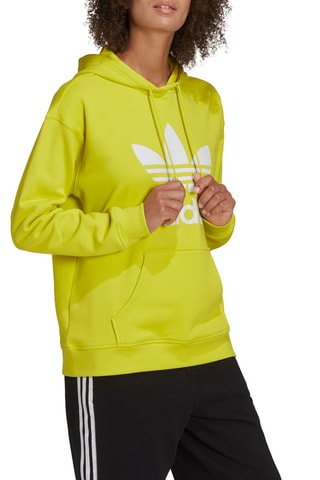 Sweat à capuche Adicolor Trefoil Jaune