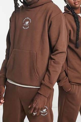 Sweat à capuche Life In Balance - Marron - New Balance